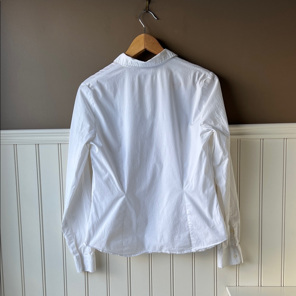 Lacoste Boy’s Crisp White Button-Down Shirt Size 42 or XL - Picture 5 of 10